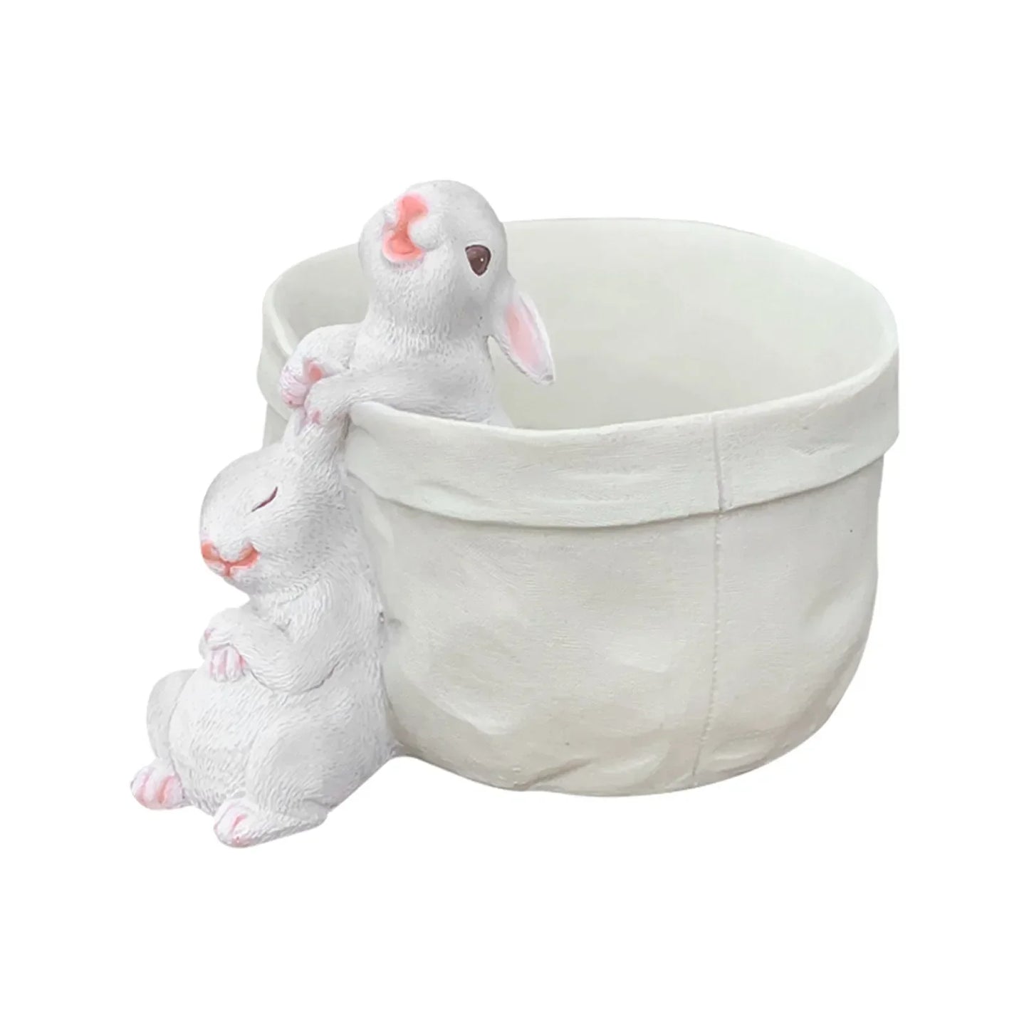 DecorBites™ Bunny Succulent Planter Pot for Garden and Patio Decor