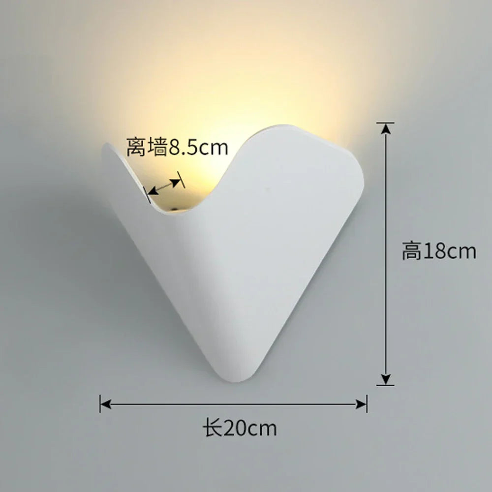 DecorBites™ LED Wall Light Up Down Bedroom Lamp Sconce Living Room Home Decor Fixtures