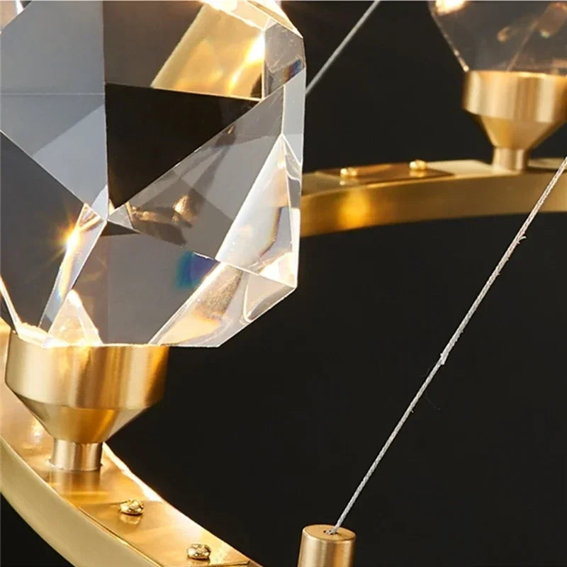 DecorBites™ Crystal Chandelier LED Pendant Lights High-end Nordic Modern Style Indoor Lighting