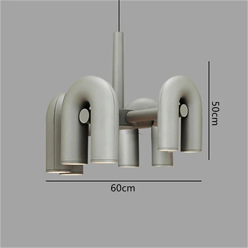 DecorBites™ Cirkus Tube Wall Lamp: Minimalist U-shaped Sconce for Bedside Reading & Decor
