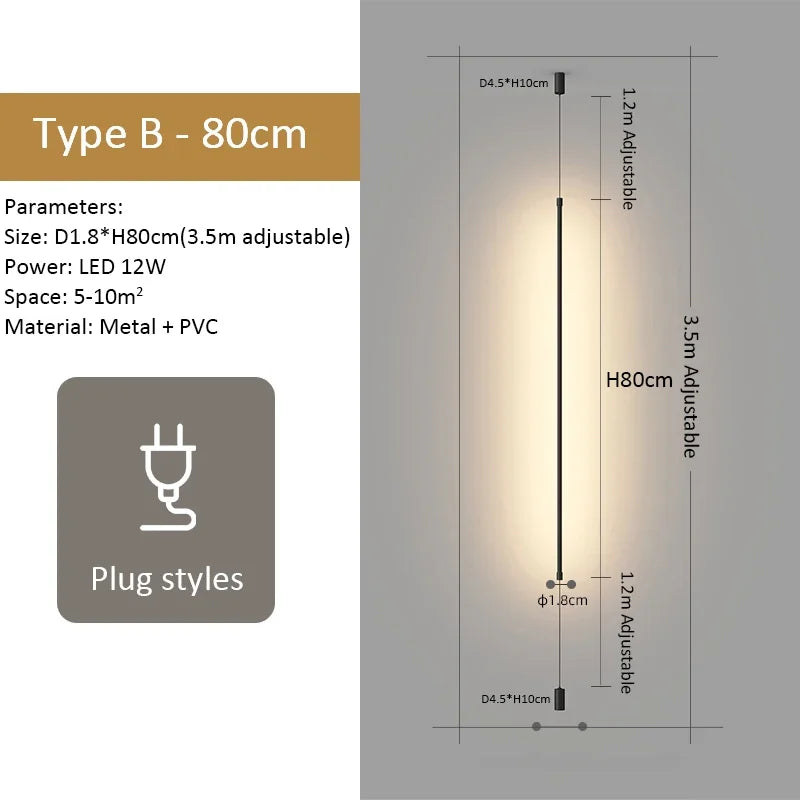 DecorBites™ Black LED Pendant Light for Modern Home Decor & Lighting in Living Room & Bedroom