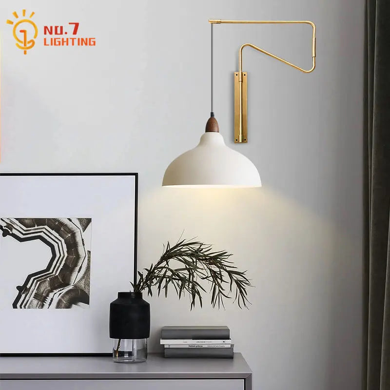 DecorBites™ Copper Adjustable Wall Lamp LED E27 for Living Room