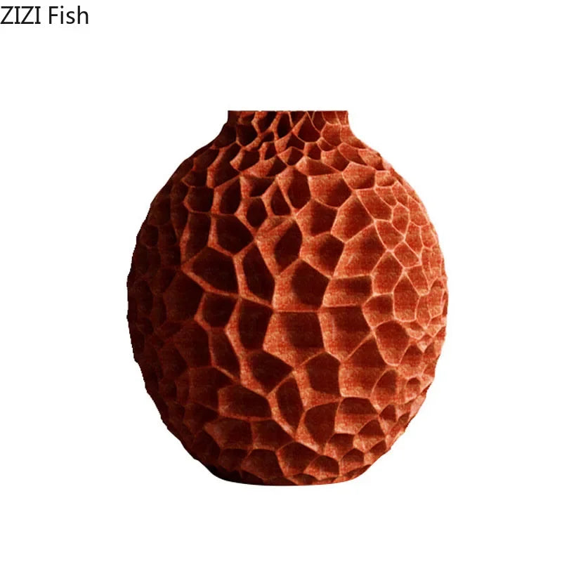 DecorBites™ Honeycomb Vase: Creative Desk Decoration with Artificial Flowers