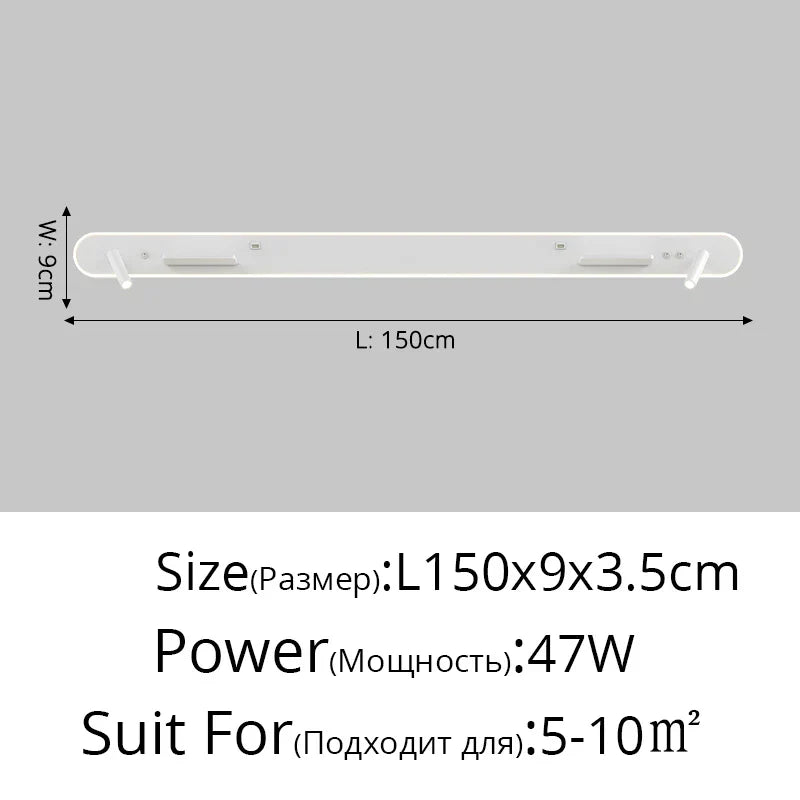 DecorBites™ Bedside Wall Lamps with Switch, USB Port, Wireless Charging for Home Bedroom