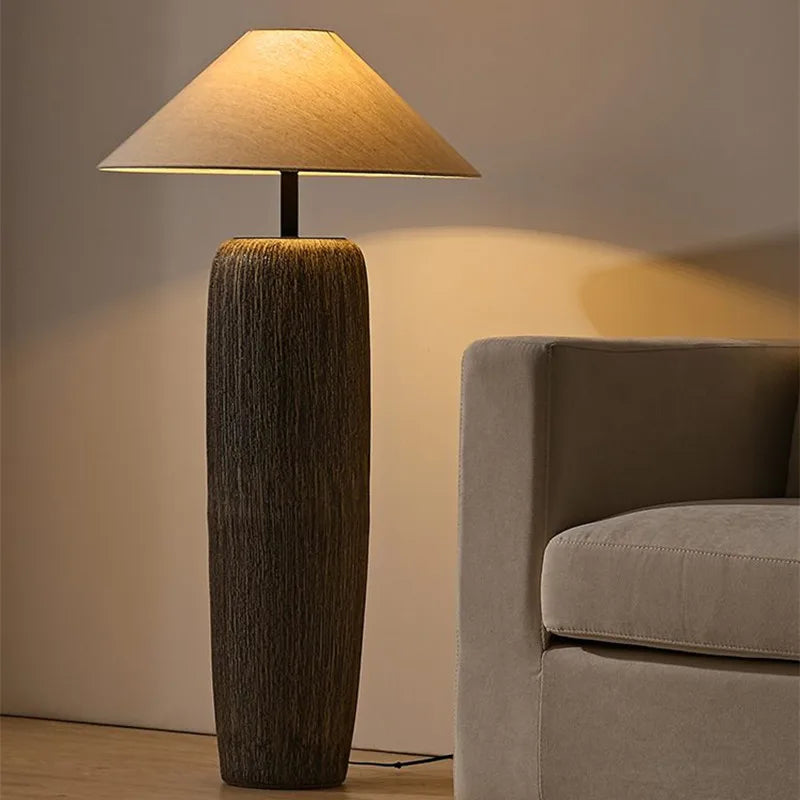 DecorBites™ Ceramic Wabi Sabi Antique Japanese Floor Lamp for Living Room