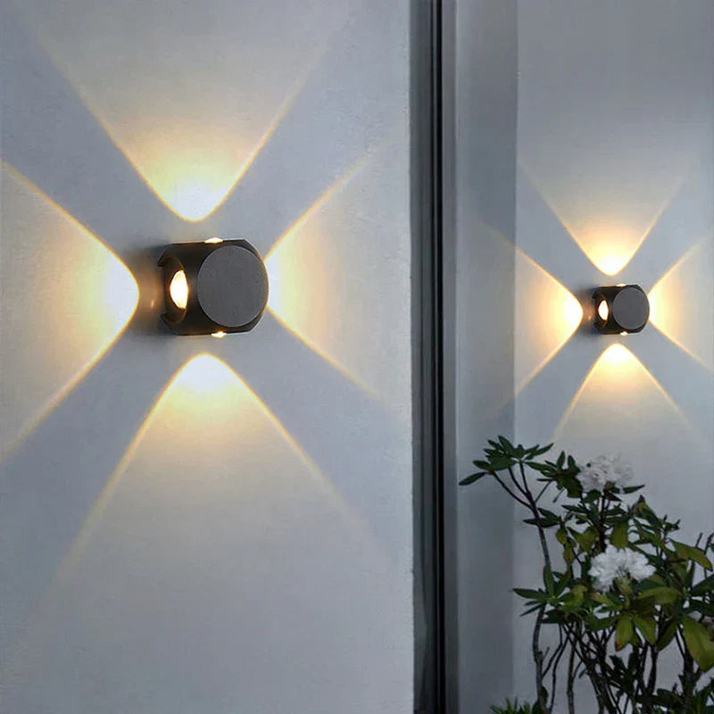 DecorBites™ 4W LED Wall Light for Home Decor and Outdoor Garden Sconce