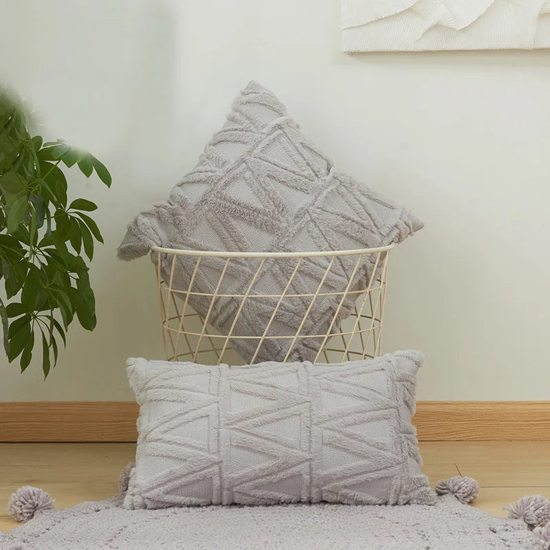 DecorBites™ Diamond Embroidery Cushion Cover for Modern Home Decor