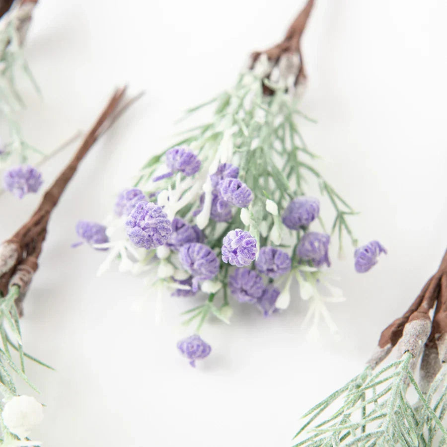 DecorBites™ Artificial Gypsophila Plants for Home Decor, Garden, Wedding - Set of 12