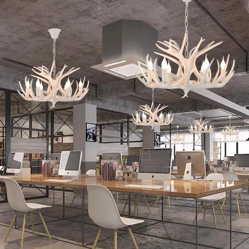 DecorBites™ Antler Pendant Chandelier for Home Decor and Lighting Fixtures