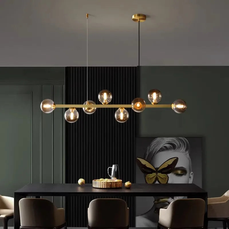 DecorBites™ LED Pendant Chandeliers for Modern Living and Dining Room Lighting