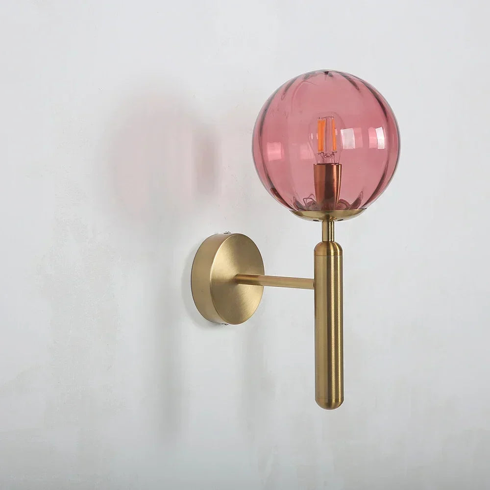 DecorBites™ Glass Ball LED Wall Lamp for Bedroom and Living Room