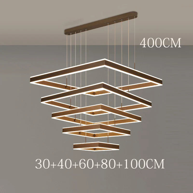 DecorBites™ LED Chandeliers Pendant Light Lamps for Living & Dining Room