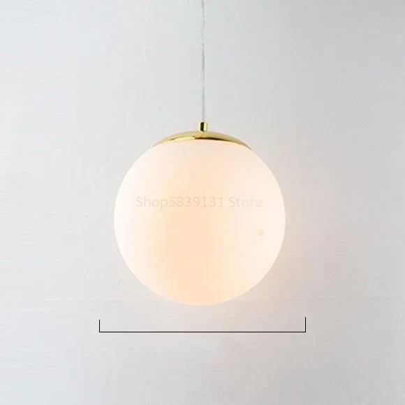 DecorBites™ Glass Ball Pendant Lights - Nordic Minimalist Chandelier for Living Room & Bedroom