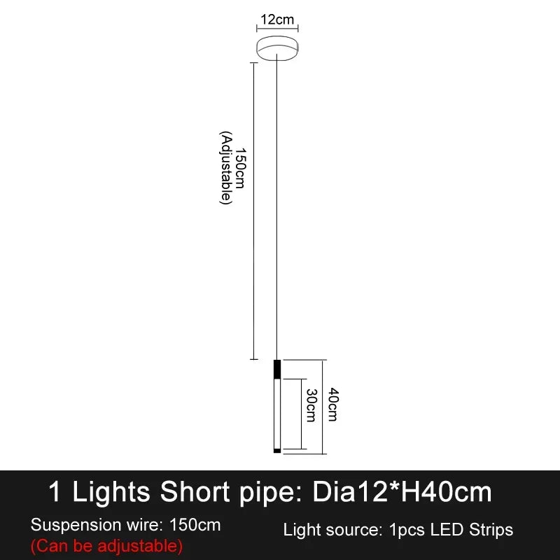DecorBites™ LED Chandeliers Modern Staircase Ceiling Pendant Lighting Luxury Living Room Decor
