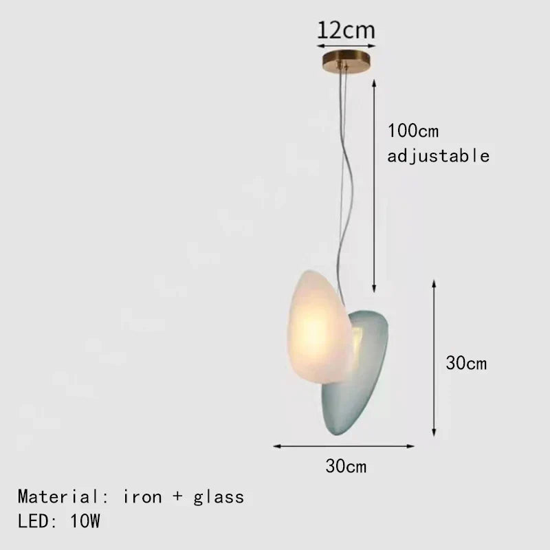 DecorBites™ Glass Indoor Pendant Lights for Dining Room Kitchen Bar Shop