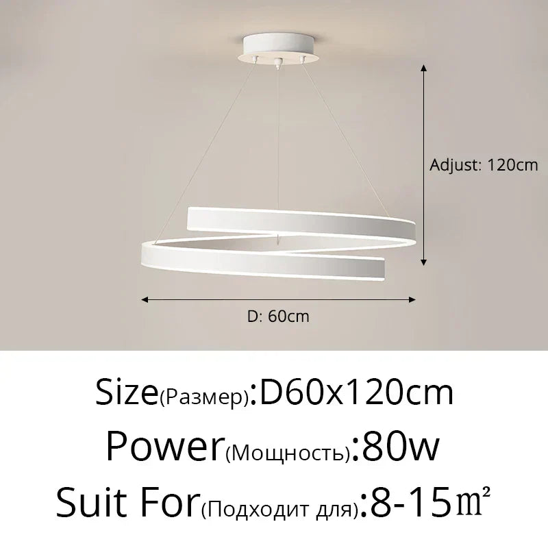 DecorBites™ LED Chandelier Lights for Living Dining Room, Bedroom, Kitchen, Hall - Modern Indoor Lighting Fixture