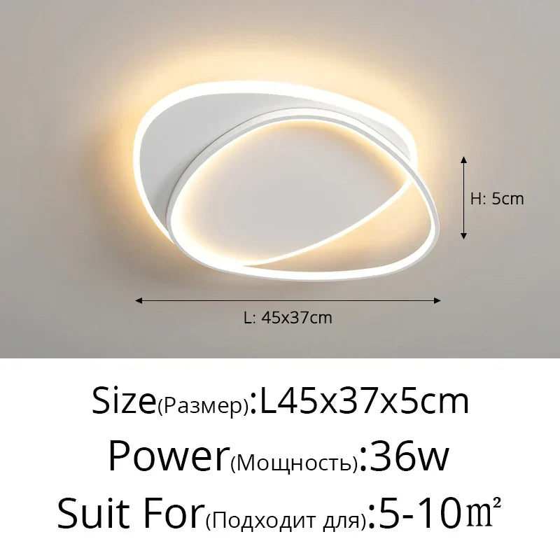 DecorBites™ LED Chandelier for Modern Indoor Lighting in Bedroom, Living Room, Study