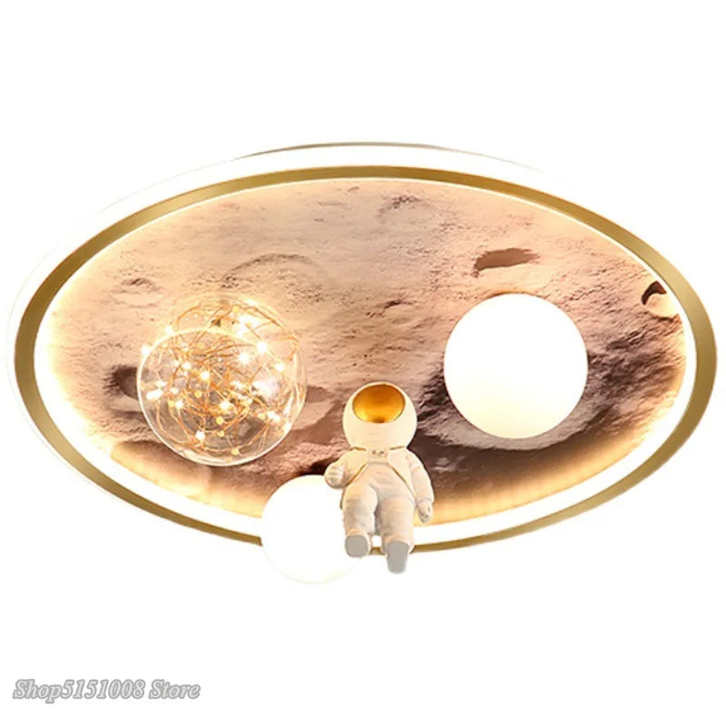 DecorBites™ Astronaut LED Ceiling Light for Kids Bedroom Baby Room Boys Girls Luminaire