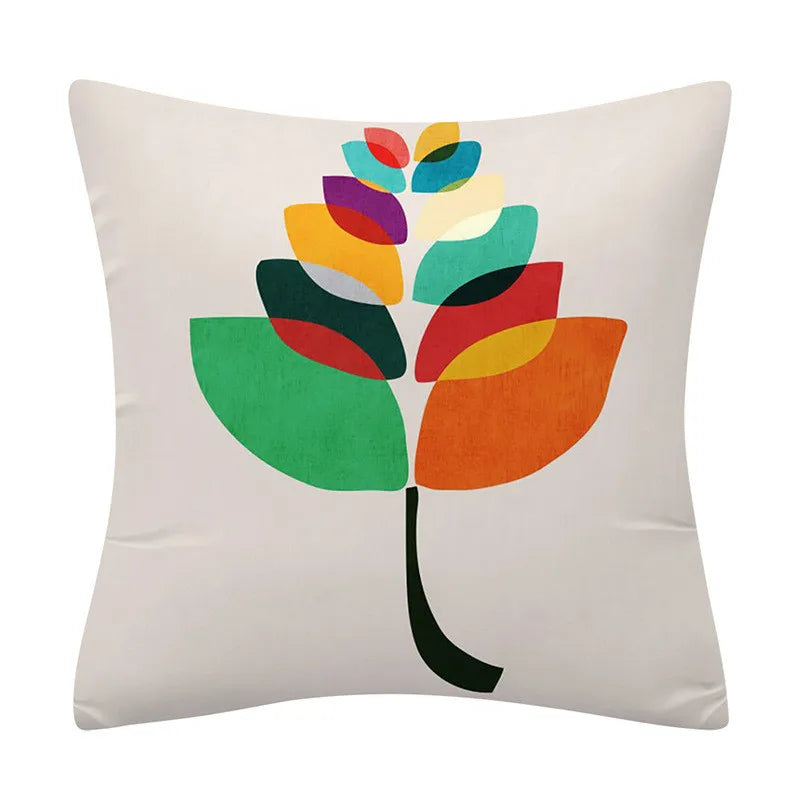 DecorBites™ Geometry Pattern Cushion Cover Polyester Cotton Sofa Pillowcase Home Decor