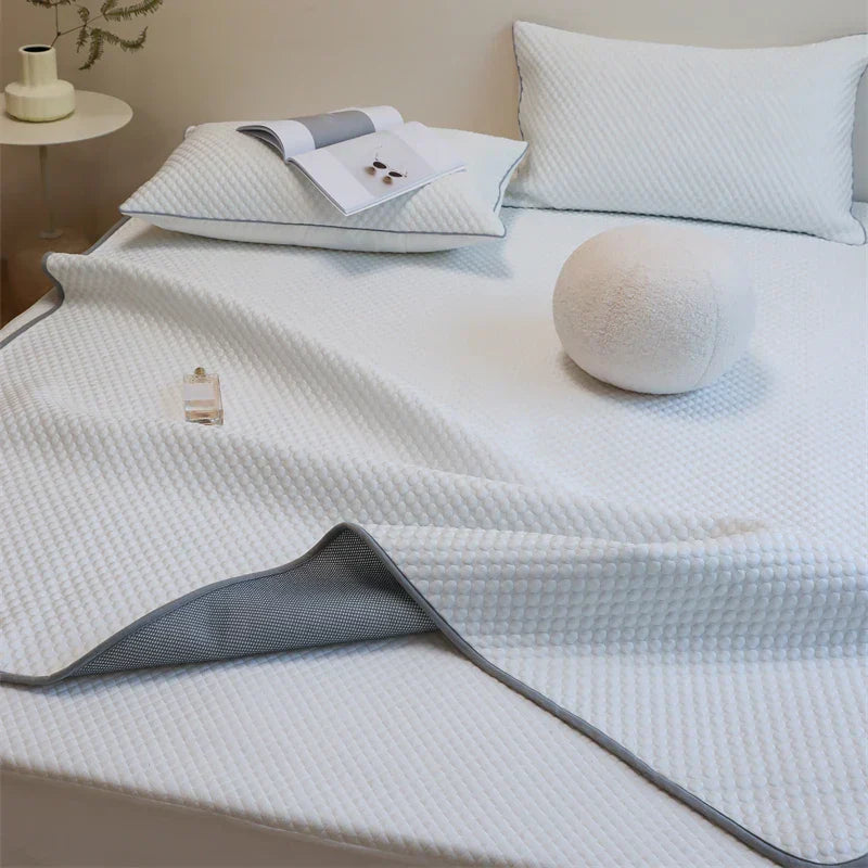 DecorBites™ Ice Bean Cooling Mat & Pillowcase Set - Premium Bed Cooling Technology