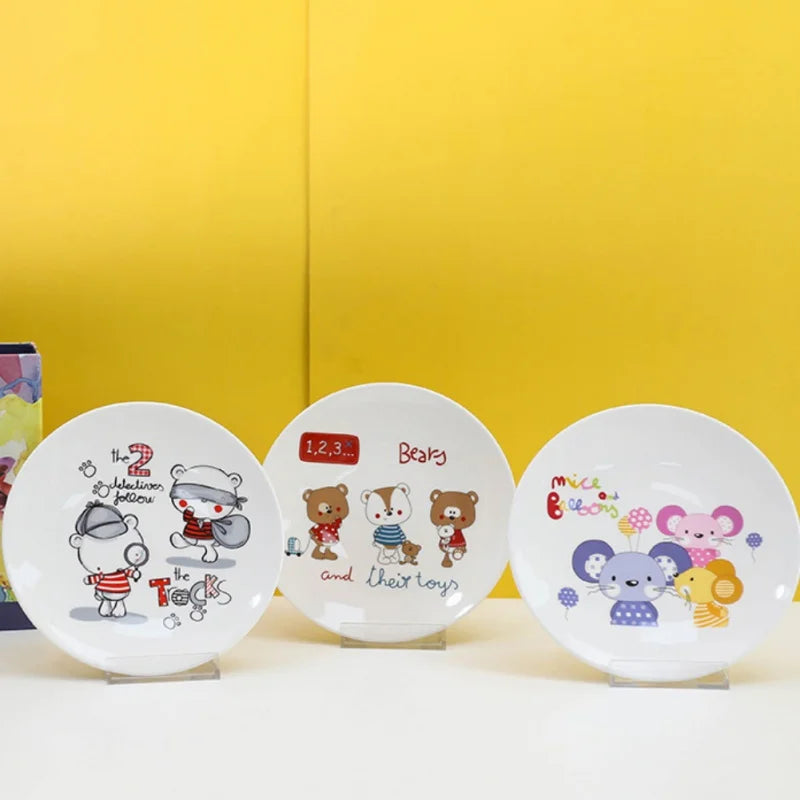 DecorBites™ Bone Snack Plate Set - Small Melamine Dish for Sweets, Cakes, and Treats