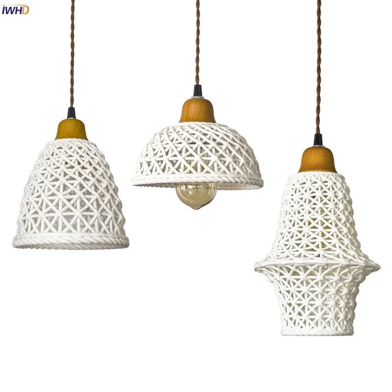 DecorBites™ Ceramic LED Pendant Light for Kitchen Dining Living Room