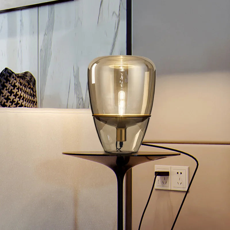 DecorBites™ Balloons LED Glass Table Lamp for Home Office Nordic Decor Lighting Fixtures