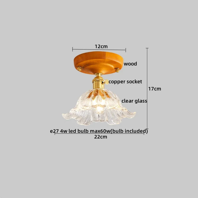 DecorBites™ LED Ceiling Light Modern Style Indoor Lighting Aluminum Glass Nordic Lamp
