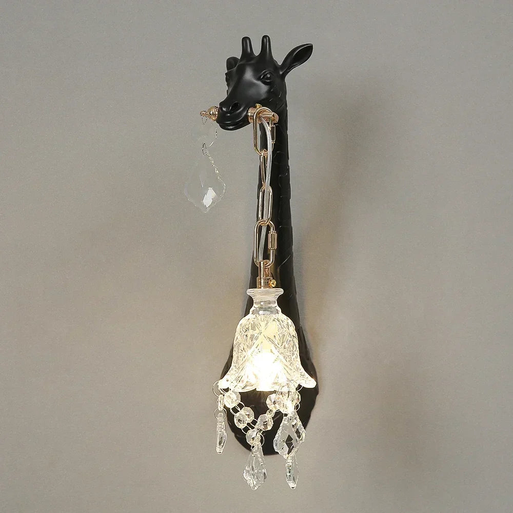 DecorBites™ Giraffe Resin Wall Lamp Sconce Light for Bedside & Living Room Decor