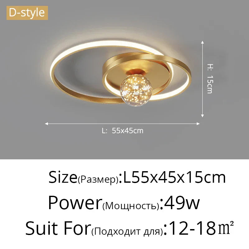 DecorBites™ Gypsophila Chandelier: Modern Ceiling Mounted Light for Home, Living Room, Bedroom