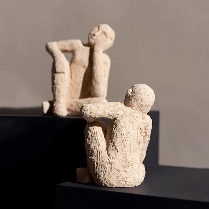 DecorBites™ Abstract Resin Figurine Sculpture Handicrafts Decorative Ornaments