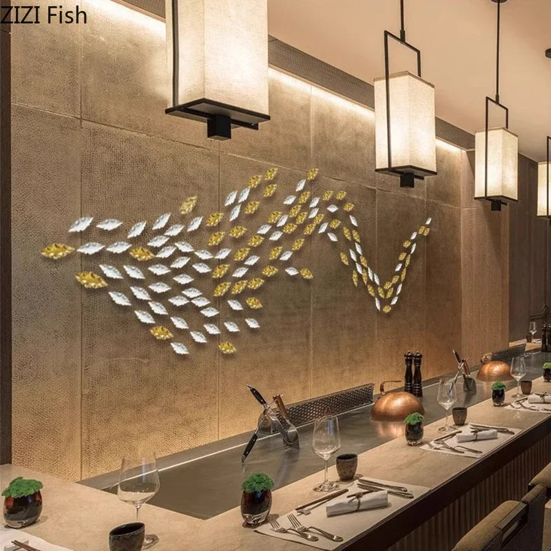 DecorBites™ Ginkgo Leaves Wall Hanging Ornaments | Living Room Background Decor