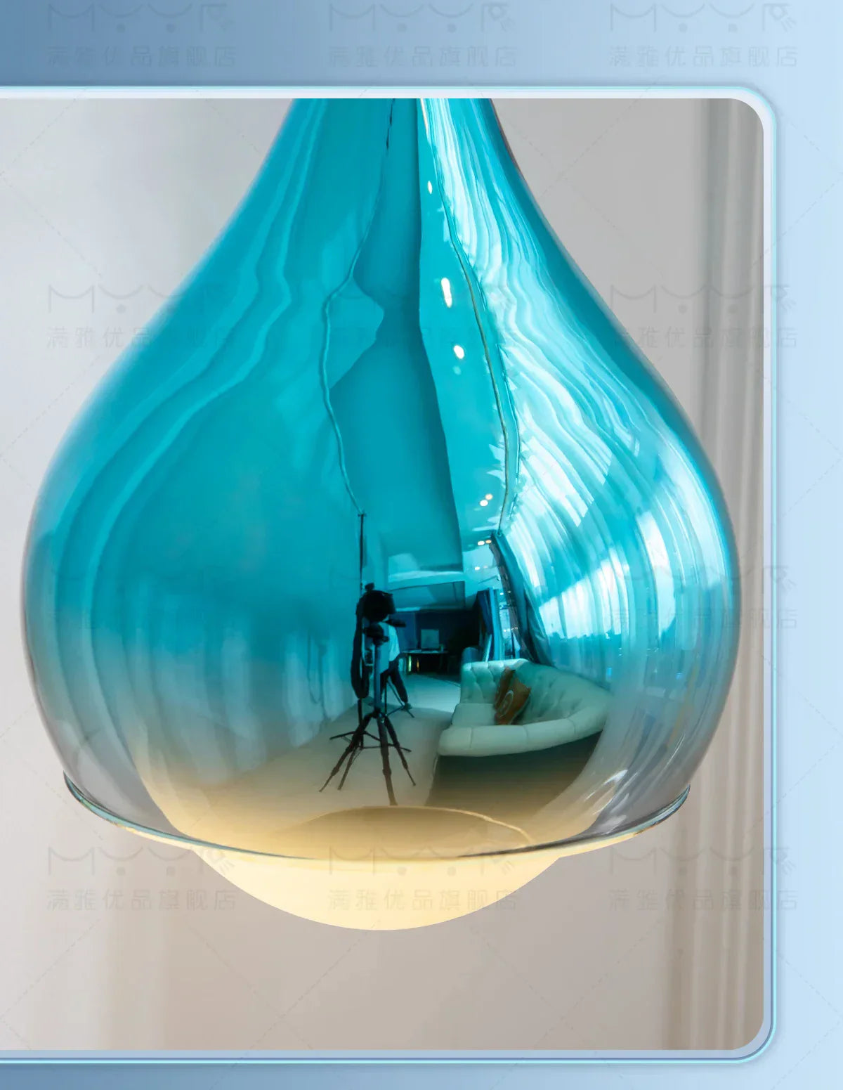 DecorBites™ LED Water Droplet Ceiling Chandelier - Modern Bedroom Pendant Lamp