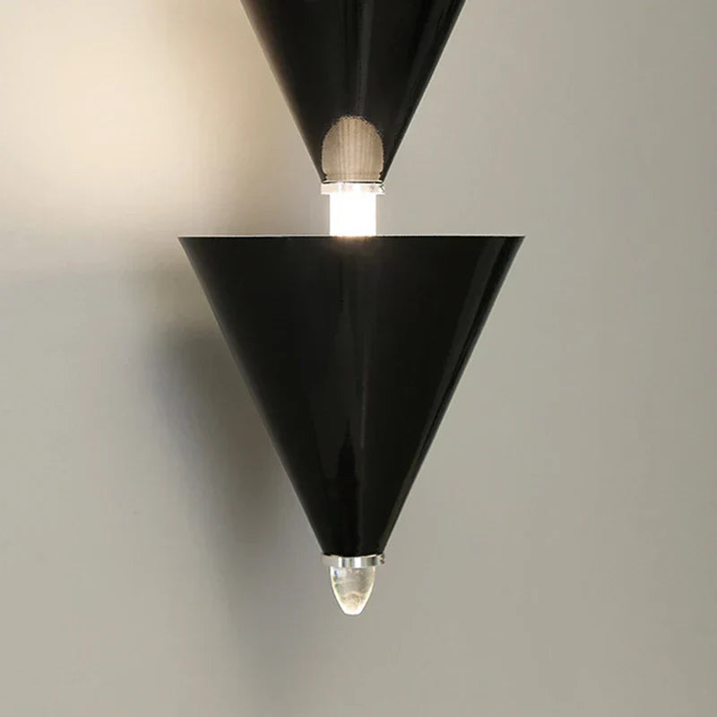 DecorBites™ Gold Black Cone LED Pendant Lamp for Stylish Home and Shop Lighting