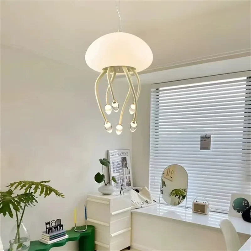 DecorBites™ Kawaii LED Jellyfish Lamp Art for Bedroom Decor & Lighting