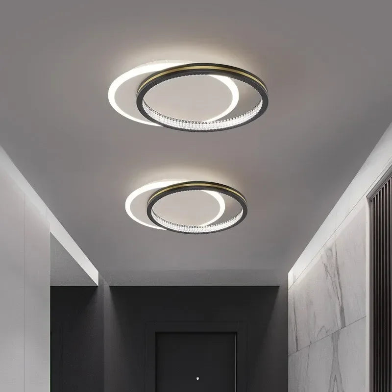 DecorBites™ Crystal Ceiling Lights: Modern LED Indoor Lighting Fixtures for Home Entrance