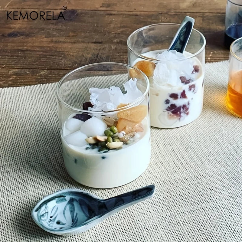 DecorBites™ BPA-Free Borosilicate Drinking Glasses Set - Set of 6/4 | Heat Resistant and Dishwasher Safe