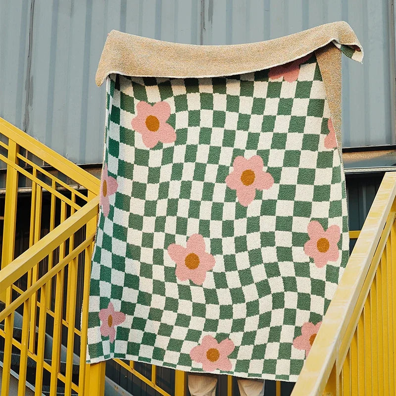 DecorBites™ Knitted Blanket Throws 130x160cm