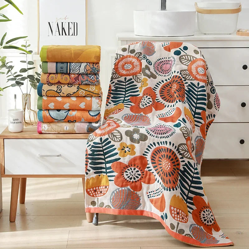 DecorBites™ Cotton Bath Towel - Soft & Absorbent 80x160cm - Large & Luxurious