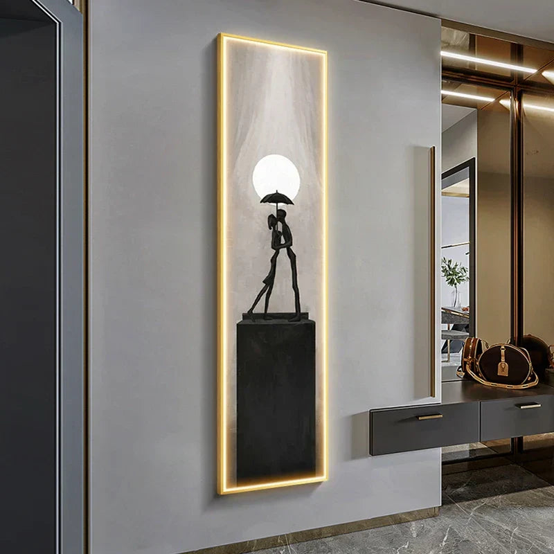 DecorBites™ Abstract Art LED Wall Lamp for Home Decor