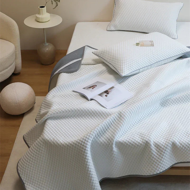 DecorBites™ Ice Bean Cooling Mat & Pillowcase Set - Premium Bed Cooling Technology