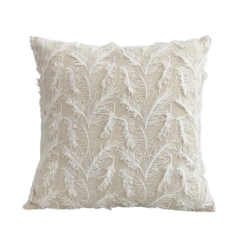 DecorBites™ 3D Plum Blossom Butterfly Cushion Cover Cotton Linen Decorative Case