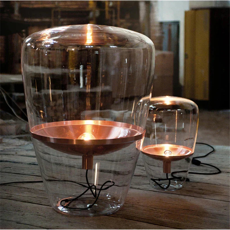 DecorBites™ Balloons LED Glass Table Lamp for Home Office Nordic Decor Lighting Fixtures