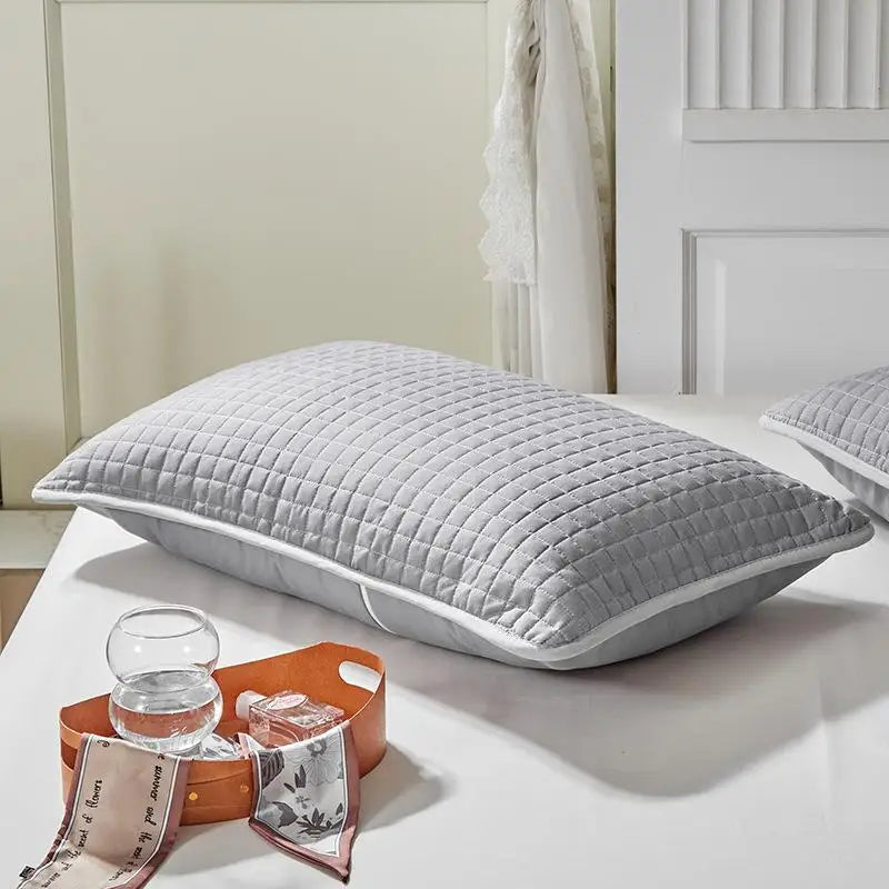 DecorBites™ Cotton Pillowcase: Breathable Pillow Core Cover for Ultimate Protection