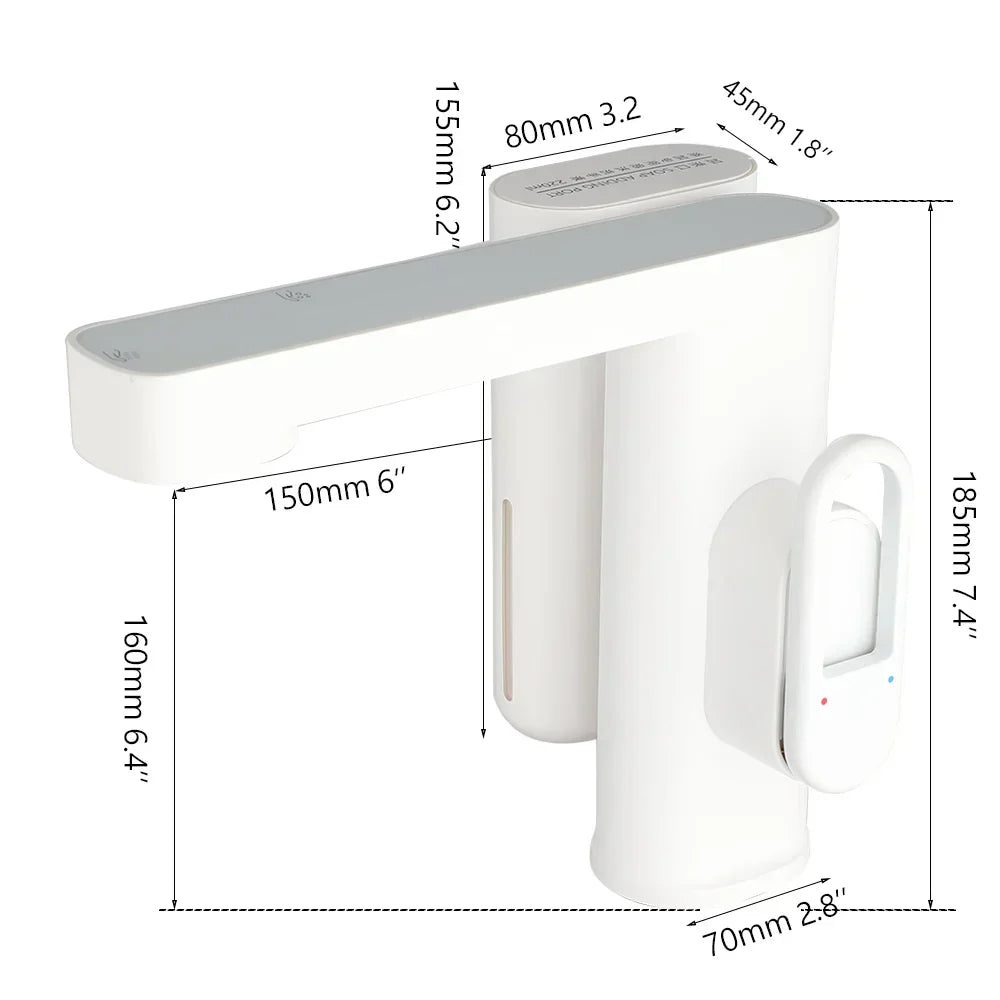 DecorBites™ Automatic Sensor Foam Soap Dispenser Mixer Taps for Bathroom Basin Sink
