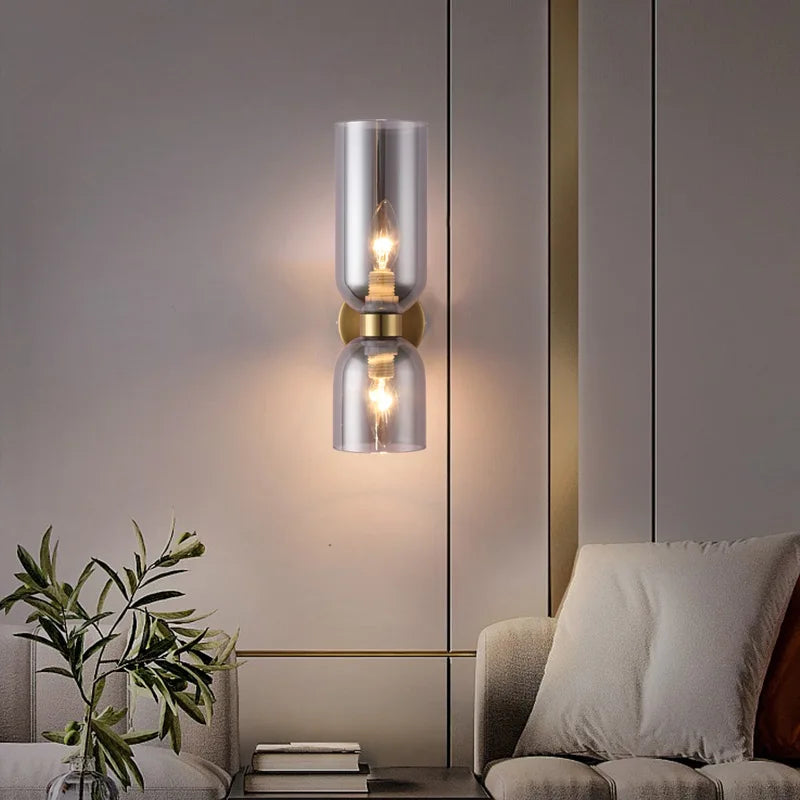 DecorBites™ Glass Ball LED Wall Lamps - Nordic Modern Wall Lights for Bedroom, Bathroom, Staircases
