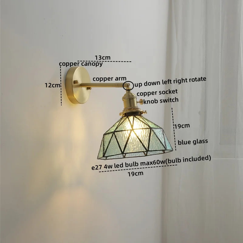 DecorBites™ Ceramic LED Wall Light with Pull Chain Switch for Bedroom Bathroom Living Room