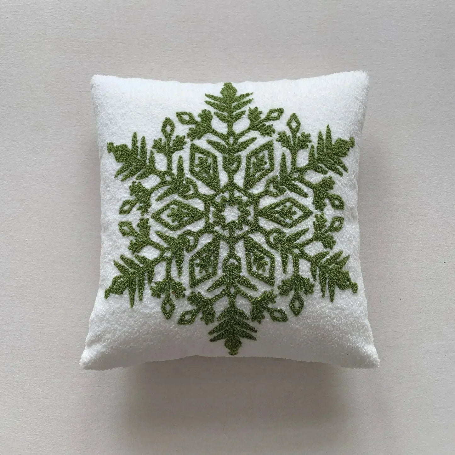 DecorBites™ Christmas Cartoon Embroidered Pillow Cover Set, Festive Decorative Cushions
