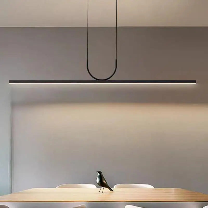 DecorBites™ Black Art LED Ceiling Chandelier for Kitchen Island and Dining Room
