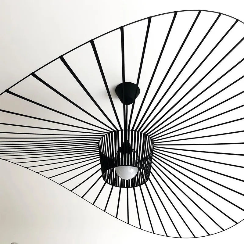 DecorBites™ Industrial Art Hat LED Chandelier for Living Dining Room Pendant Lights